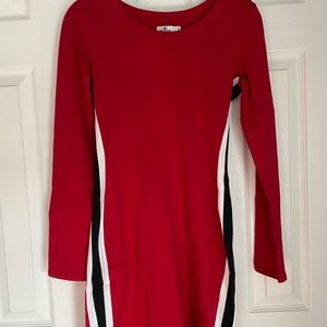 new hollister red dress